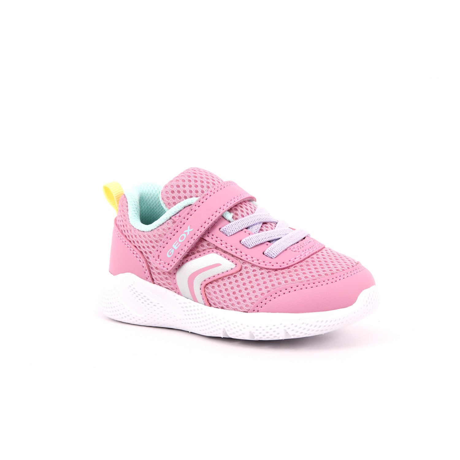 Scarpa Strappi + Elastico Geox Bambina Fuxia Scarpa Strappi + Elastico Geox Bambina Fuxia Scarpe 558 - B454TD