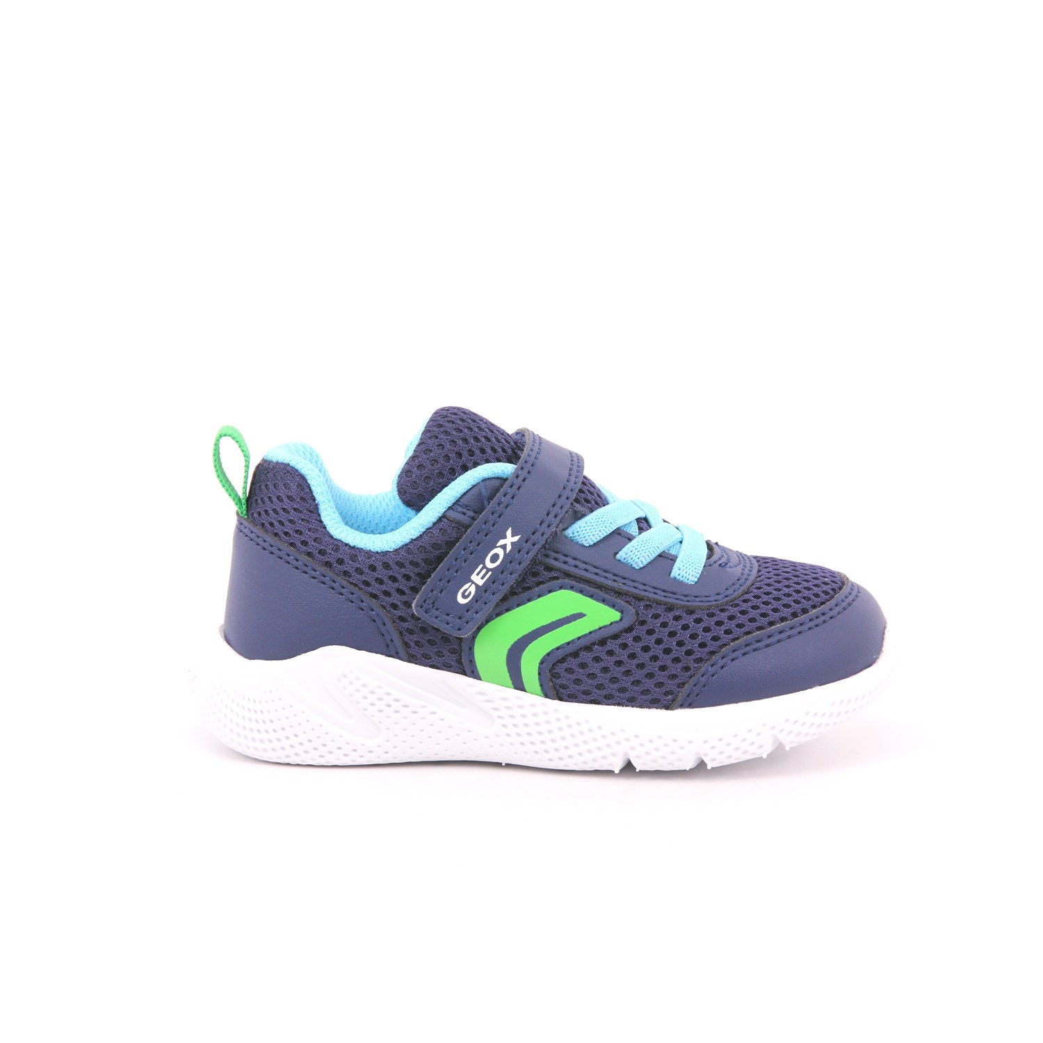 Scarpa Strappi + Elastico Geox Bambino Blu Scarpa Strappi + Elastico Geox Bambino Blu Scarpe 559 - B454UC