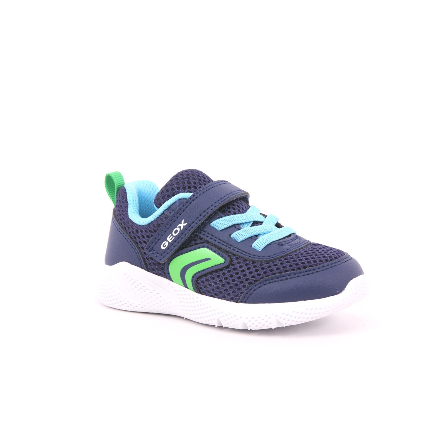 Scarpa Strappi + Elastico Geox Bambino Blu Scarpa Strappi + Elastico Geox Bambino Blu Scarpe 559 - B454UC