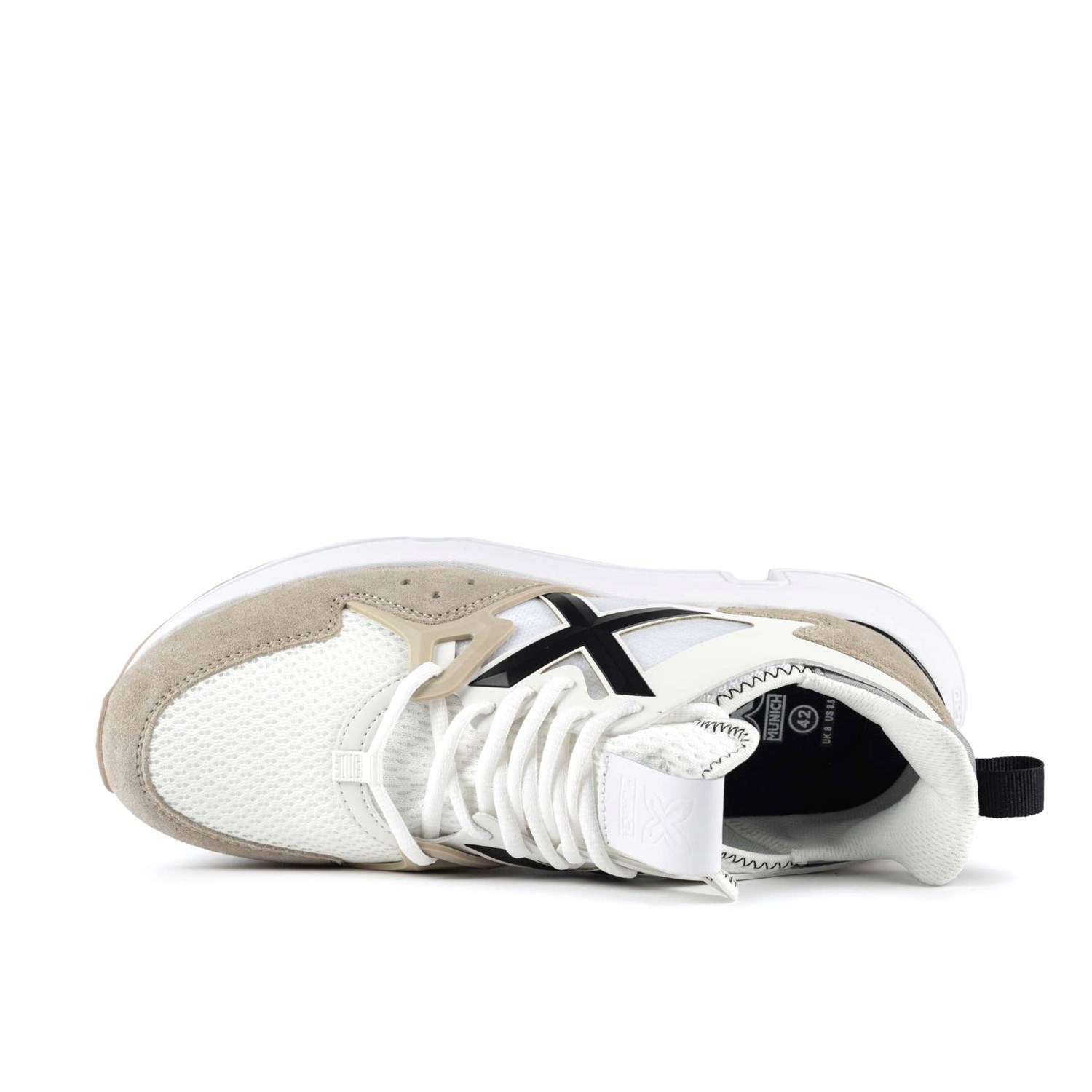 Scarpa Allacciata Munich Uomo Bianco Scarpa Allacciata Munich Uomo Bianco Scarpe 222 - 4172092