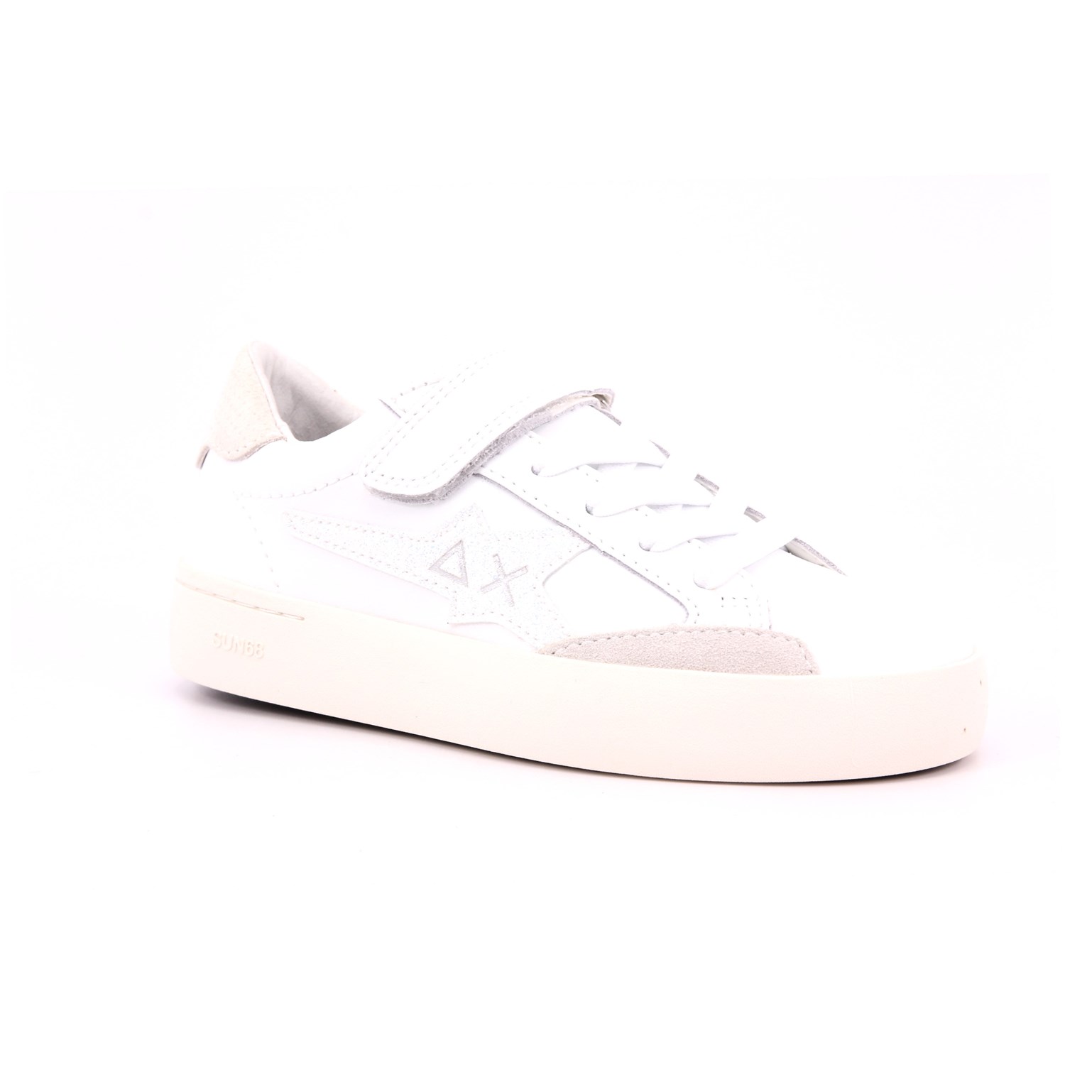 Scarpa Strappi + Elastico Sun68 Bambina Bianco Scarpa Strappi + Elastico Sun68 Bambina Bianco Scarpe 214 - Z35425K