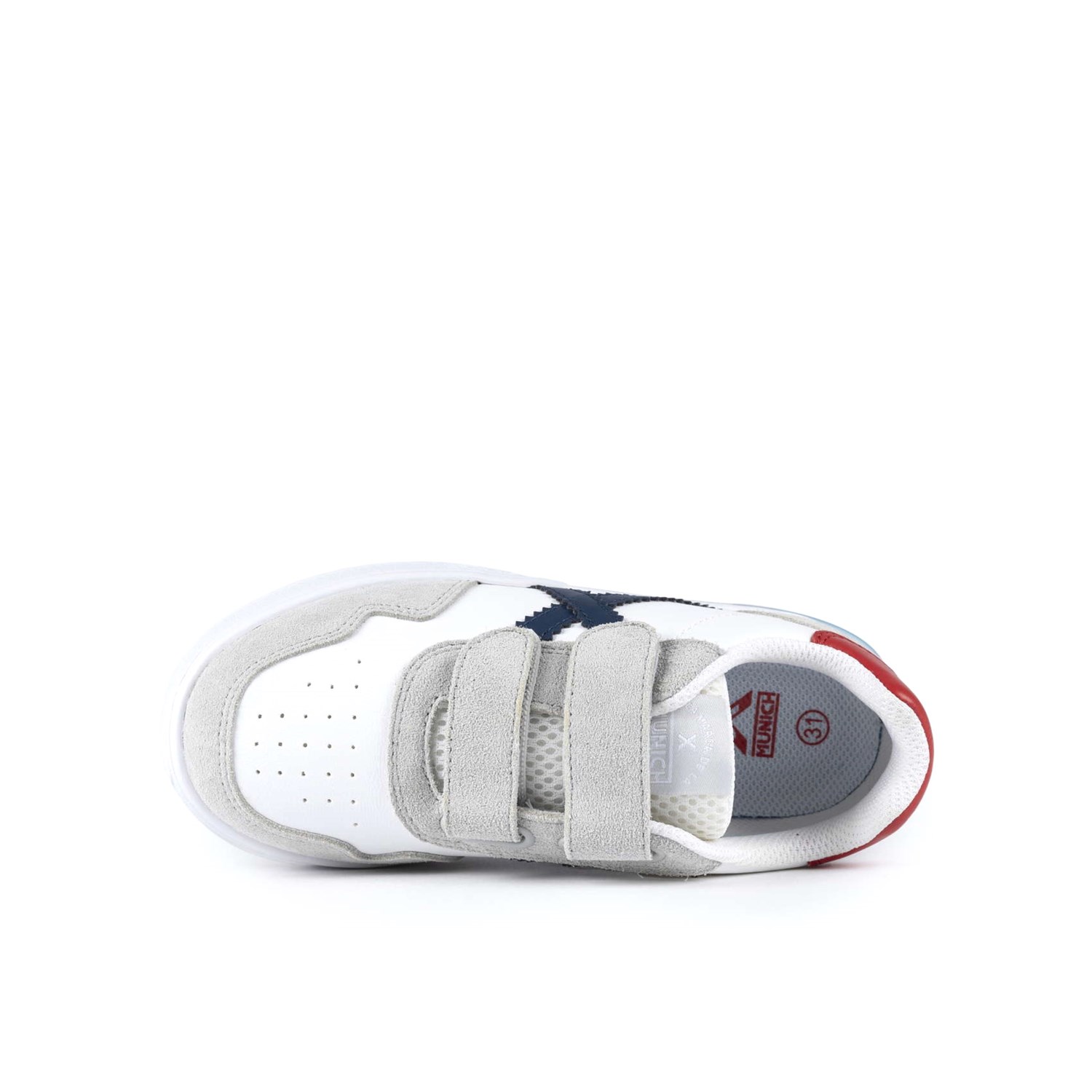 Scarpa Strappi Munich Bambino Bianco Scarpa Strappi Munich Bambino Bianco Scarpe 225 - 8896005