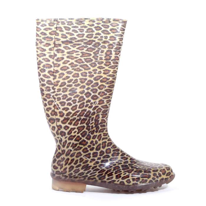 Stivale Pioggia G&g Bambino Leopardato  Scarpe LINA ALTO LEOPARDATO