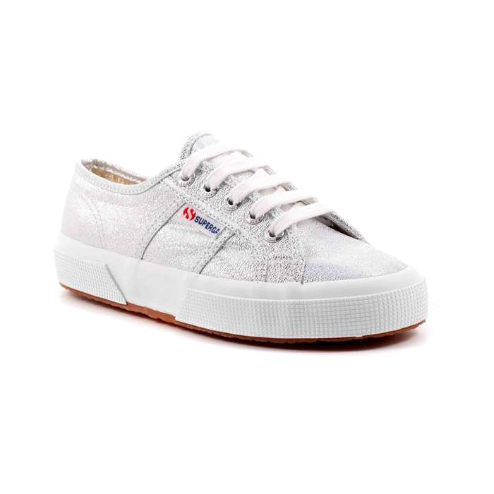 Superga Scarpa Allacciata Bassa Argento