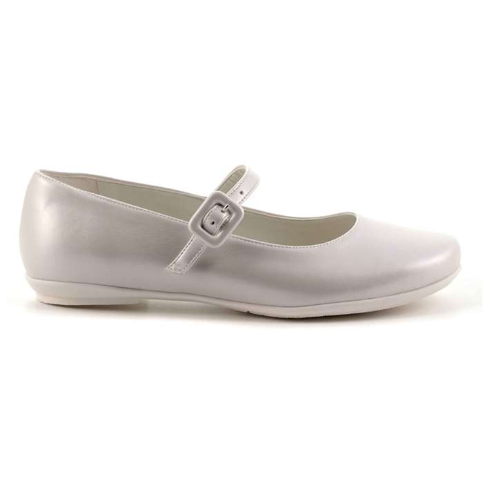 Ballerina Cerimonia Violetta Bambina Bianco  Scarpe 8 - 610