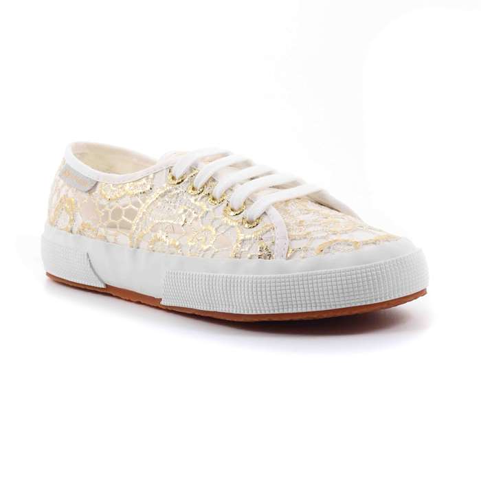 Superga Scarpa Allacciata Oro