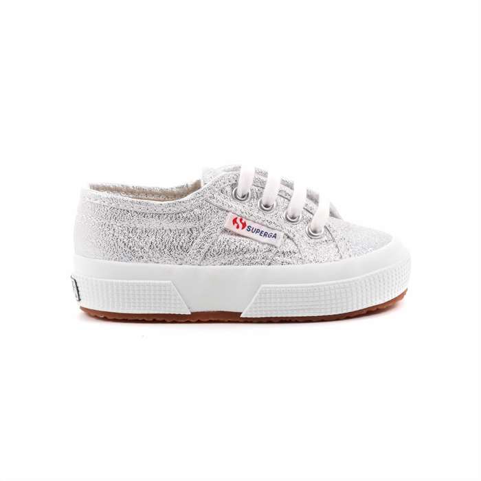 superga bambina argento