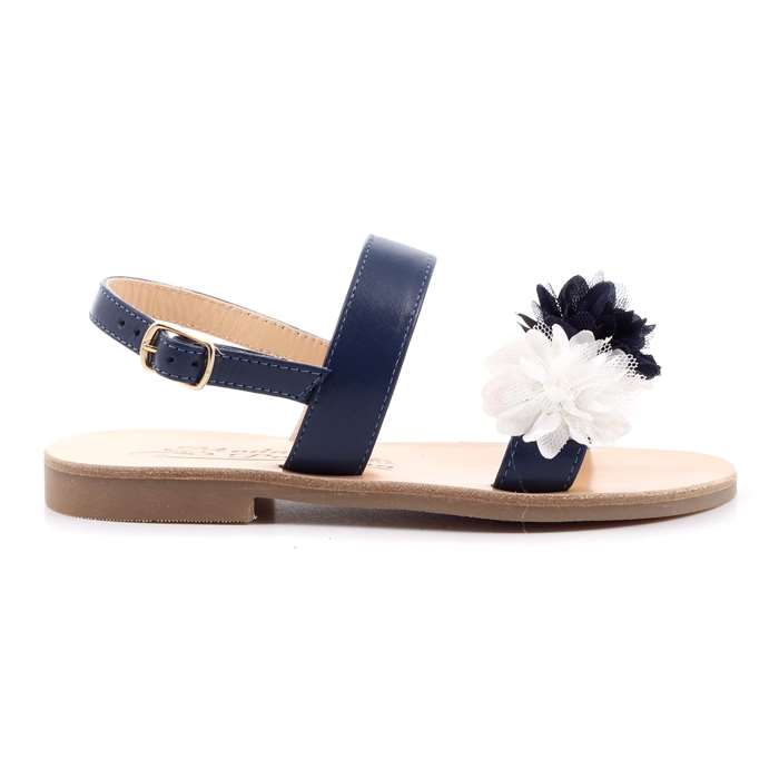 Sandalo Moda Positano Bambina Blu  Scarpe 5 - F16/22