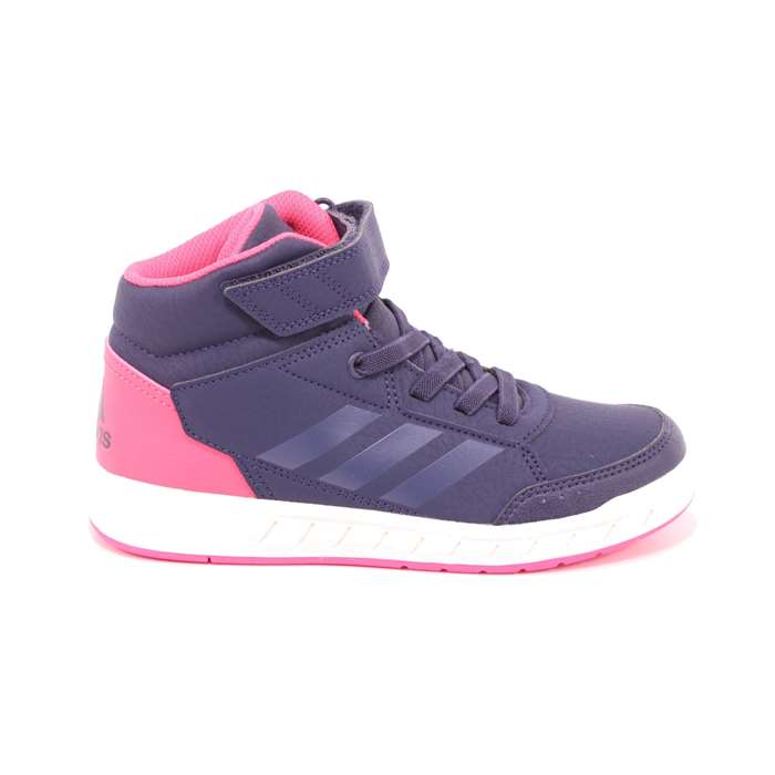 Scarpa Strappi + Elastico Adidas Bambina Viola  Scarpe 401 - CG3339