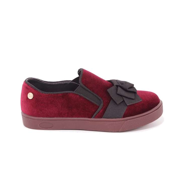 Slip On Xti Bambina Bordeaux  Scarpe 34 - 55113