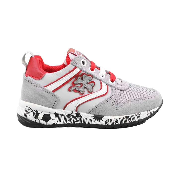 Scarpa Allacciata Asso Bambino Grigio  Scarpe 251 - 63503B