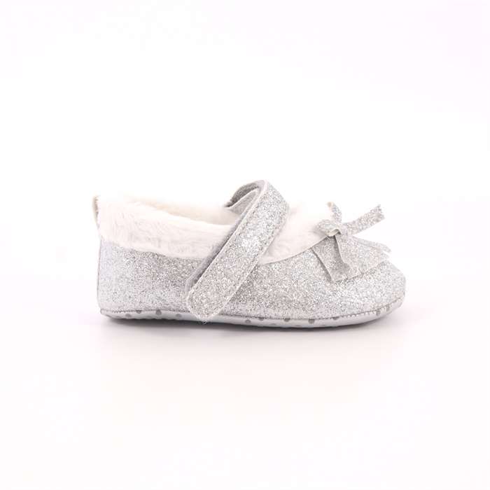 Scarpina Culla Chicco Bambino Argento  Scarpe 364 - 01060413 020