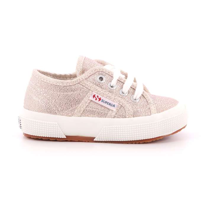 Scarpa Allacciata Superga Bambina Platino  Scarpe 111 - S 0028T0