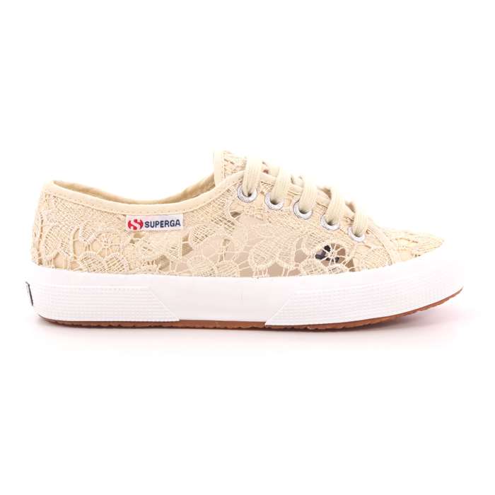 Scarpa Allacciata Superga Bambina Beige  Scarpe 125 - S008YB0