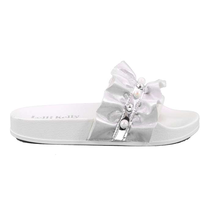 Ciabatte Lelli Kelly Bambina Bianco  Scarpe 267 - LK9900