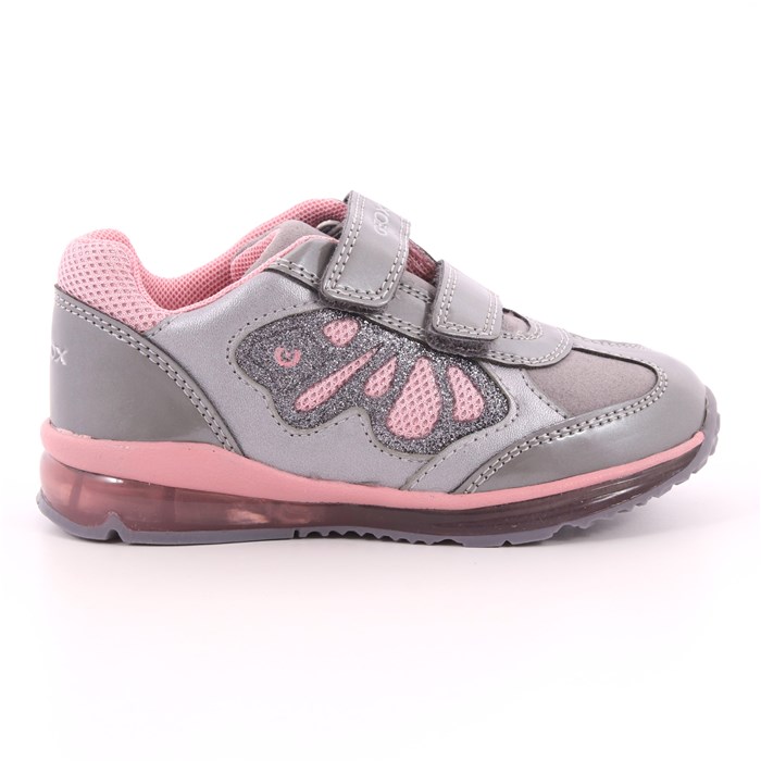 Scarpa Strappi Geox Bambina Grigio  Scarpe 331 - B9485A