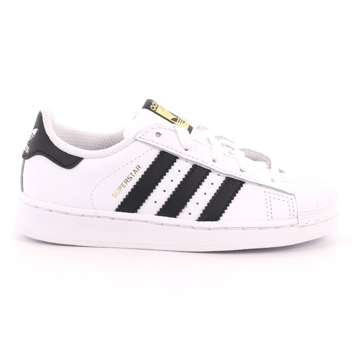 Scarpa Allacciata Adidas Bambino Bianco  Scarpe 702 - BA8378