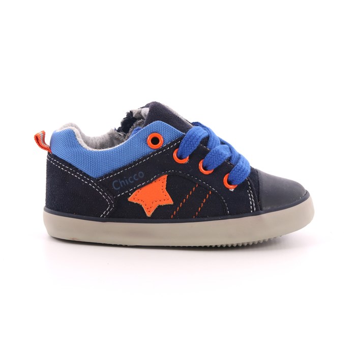 Scarpa Allacciata Chicco Bambino Blu  Scarpe 412 - 01062497