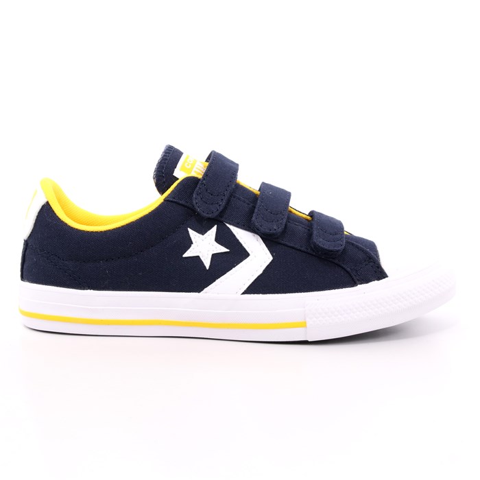 converse bambino strappo giallo