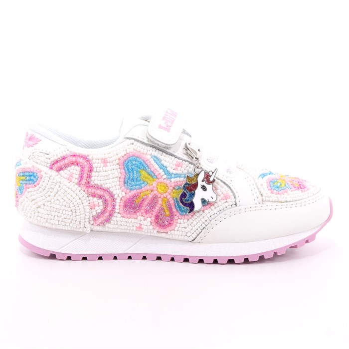 Scarpa Strappi + Elastico Lelli Kelly Bambina Bianco  Scarpe 319 - LK4810