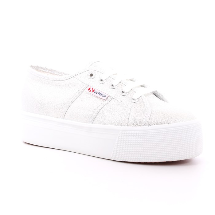 Superga Scarpa Allacciata Argento