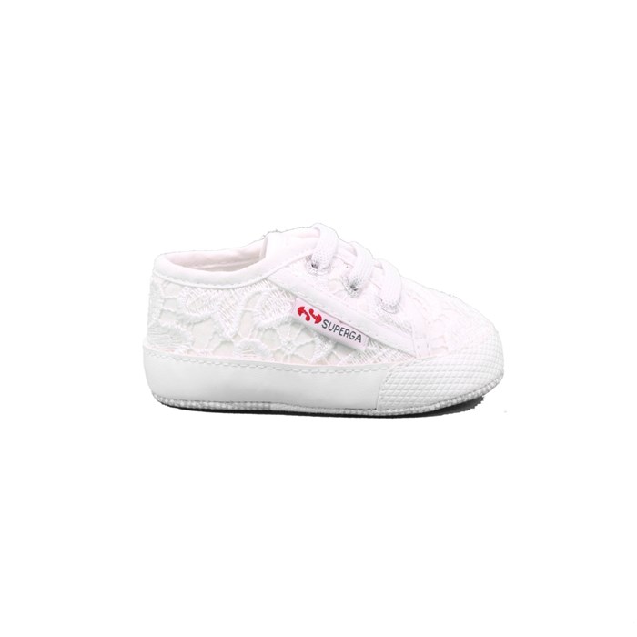 Scarpina Culla Superga Bambino Bianco  Scarpe 157 - S 1116DW