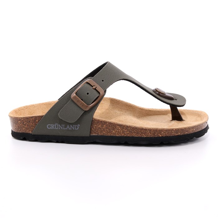 Infradito Grunland Bambino Verde  Scarpe 437 - CB0927
