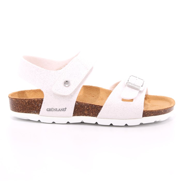 Sandalo Grunland Bambina Bianco  Scarpe 440 - SB0229