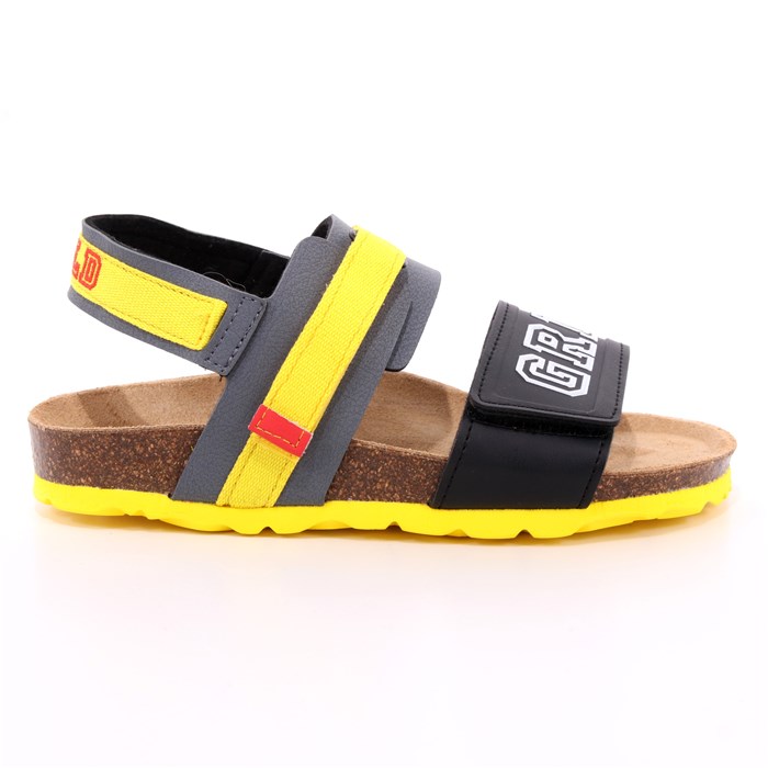 Sandalo Grunland Bambino Grigio/giallo  Scarpe 450 - SB1517