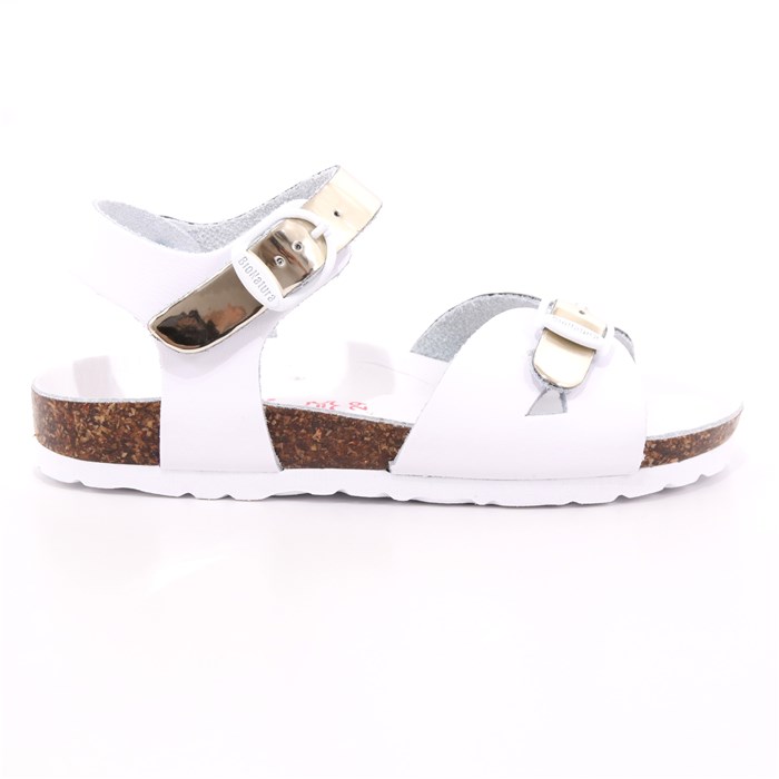 Sandalo Bionatura Bambina Bianco  Scarpe 21 - 1005