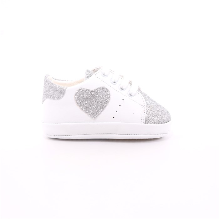 Scarpina Culla Baby Chick Bambino Bianco  Scarpe 45 - 819