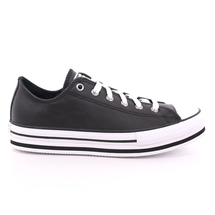 Scarpa Allacciata Converse Bambina Nero  Scarpe 324 - 669710C