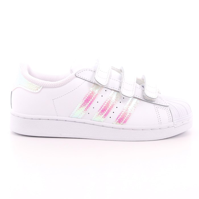 Scarpa Strappi Adidas Bambina Bianco  Scarpe 751 - FV3655