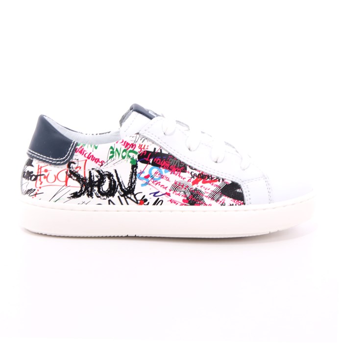 Scarpa Allacciata Nero Giardini Bambino Bianco  Scarpe 508 - E124010M 707