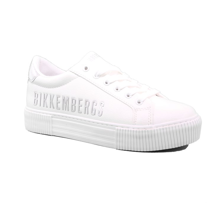 Bikkembergs Scarpa Allacciata Bianco