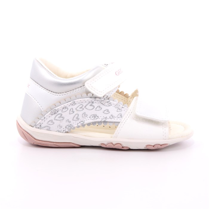 Sandalo Geox Bambina Bianco  Scarpe 358 - B1538A