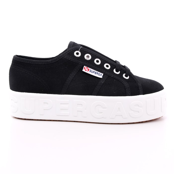 Scarpa Allacciata Superga Donna Nero  Scarpe 185 - S 71183W