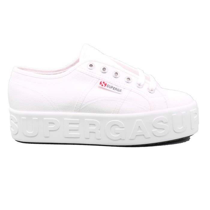 Scarpa Allacciata Superga Donna Bianco  Scarpe 186 - S 71183W