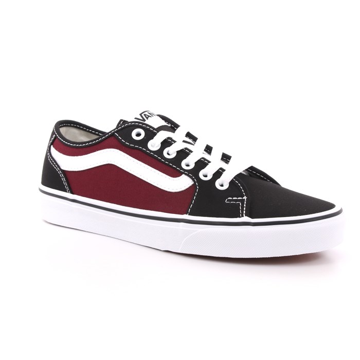 Vans Scarpa Allacciata Nero/bordeaux