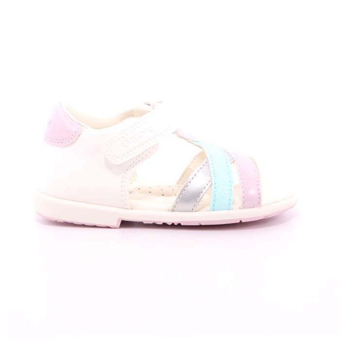 Sandalo Geox Bambina Bianco  Scarpe 381 - B1521B