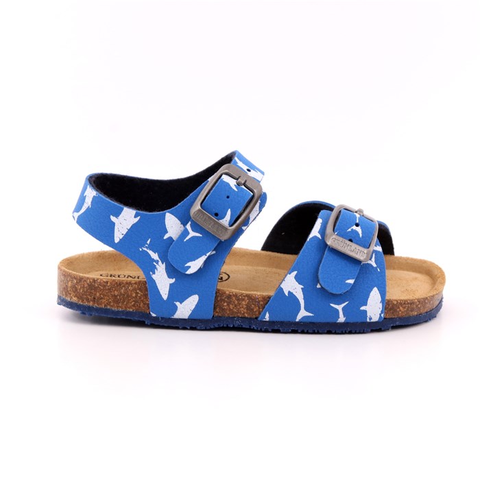Sandalo Grunland Bambino Azzurro  Scarpe 483 - SB1693