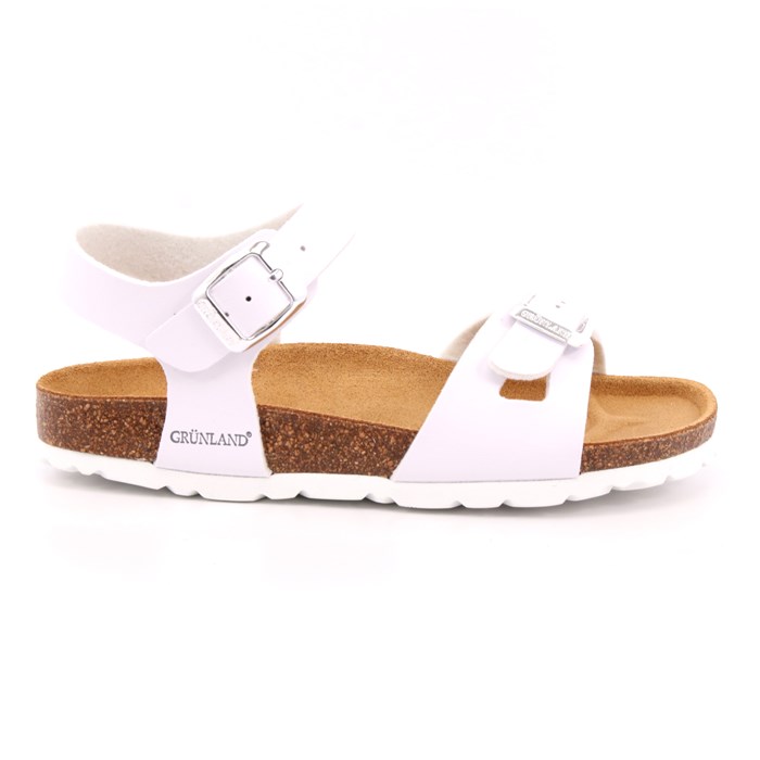 Sandalo Grunland Bambina Bianco  Scarpe 506 - SB1569