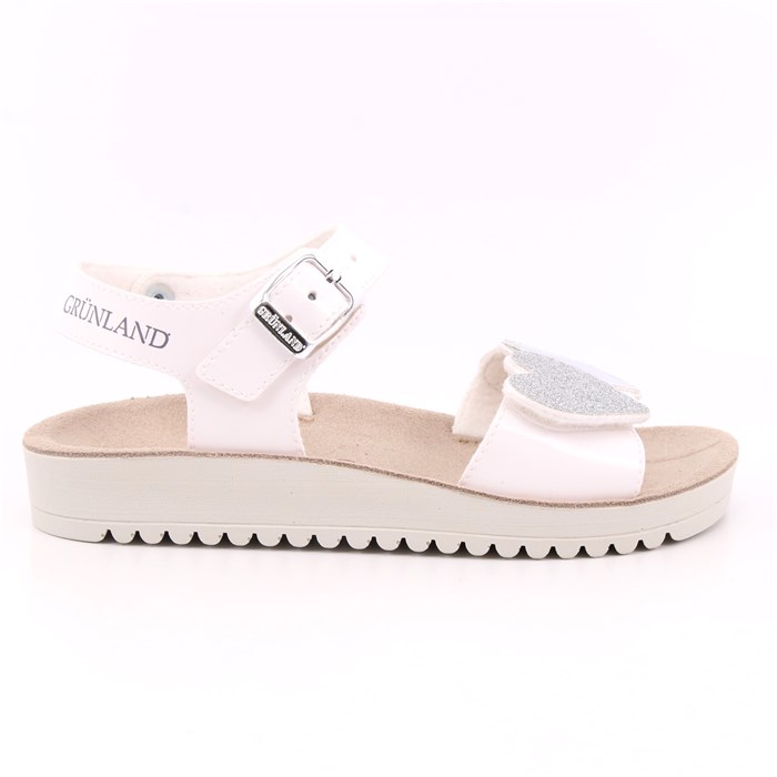 Sandalo Grunland Bambina Bianco  Scarpe 511 - SA2568