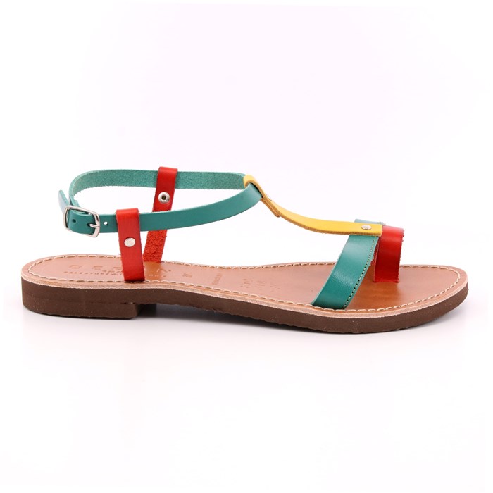 Sandalo Deran Donna Rosso  Scarpe 14 - 221