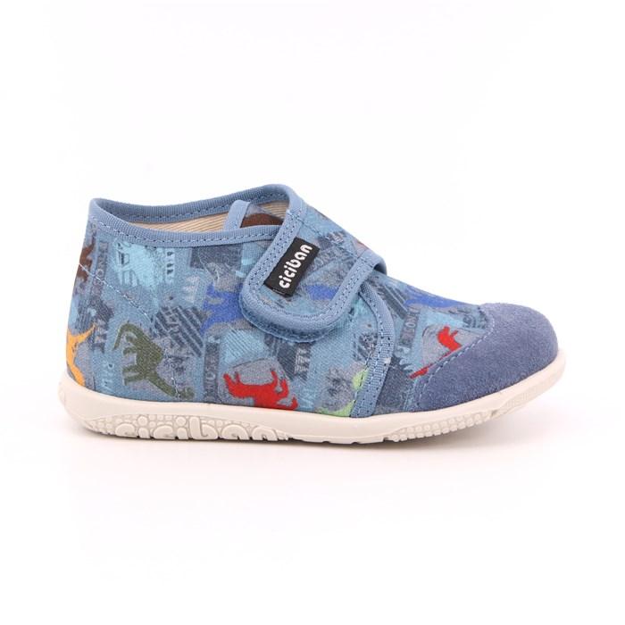 Pantofola Strappi Ciciban Bambino Celeste  Scarpe 58 - 61450
