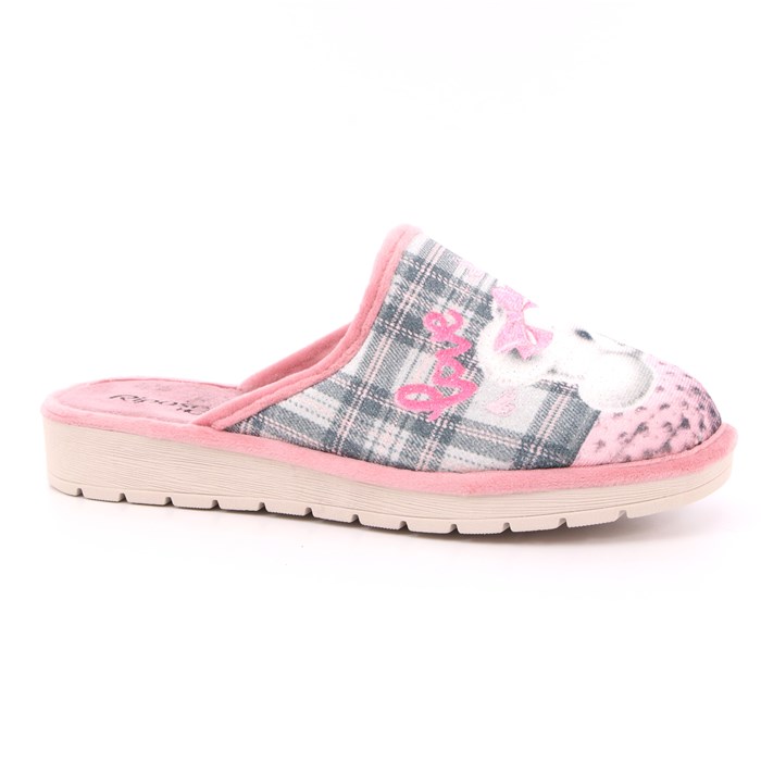 Pantofola Riposella Bambino Rosa  Scarpe 4 - 001