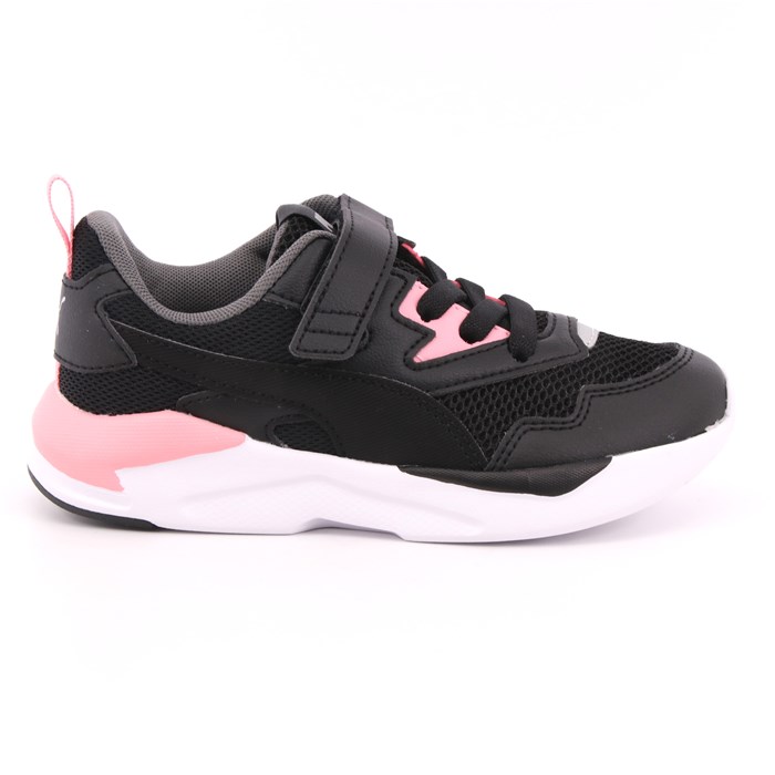 Scarpa Strappi + Elastico Puma Bambina Nero  Scarpe 749 - 37439517