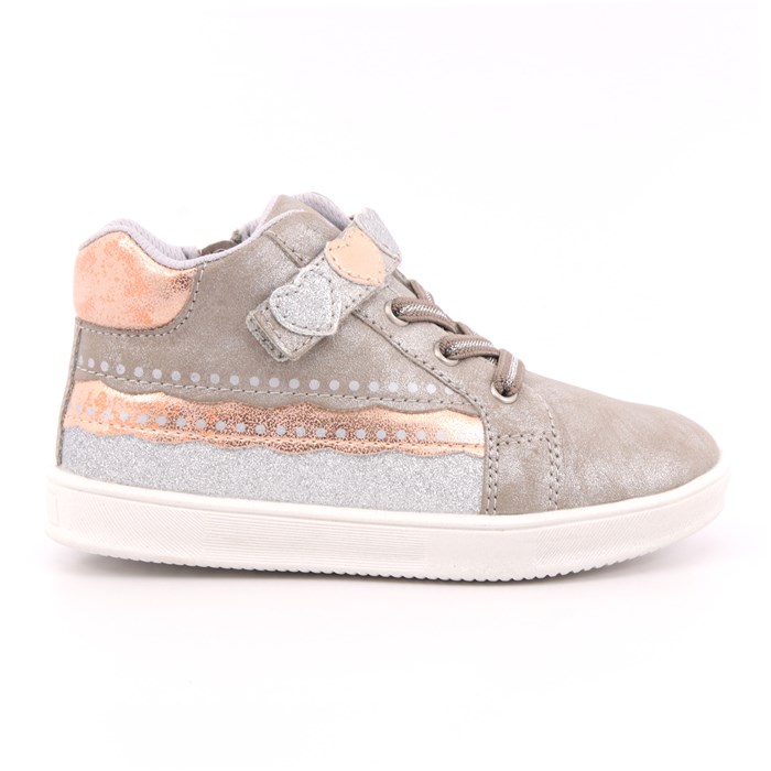Scarpa Strappi + Elastico Chicco Bambina Argento  Scarpe 514 - 066309