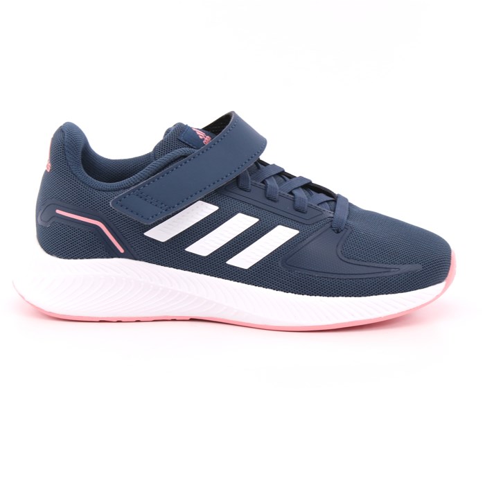 Scarpa Strappi + Elastico Adidas Bambina Blu  Scarpe 854 - GZ7438