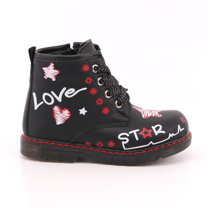 Anfibio Love Details Bambina Nero  Scarpe 3 - LOV9526